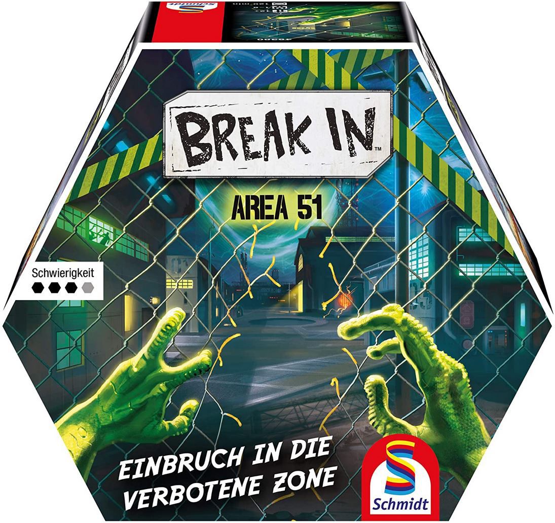 Schmidt Spiele 49380   Break In, Area 51, Rätselspiel für 12€ (statt 18€)   Prime