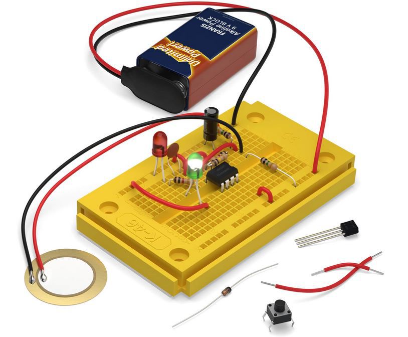 Franzis Lernpaket Elektronik mit 100 seitigen Handbuch für 16,47€ (statt 25€)