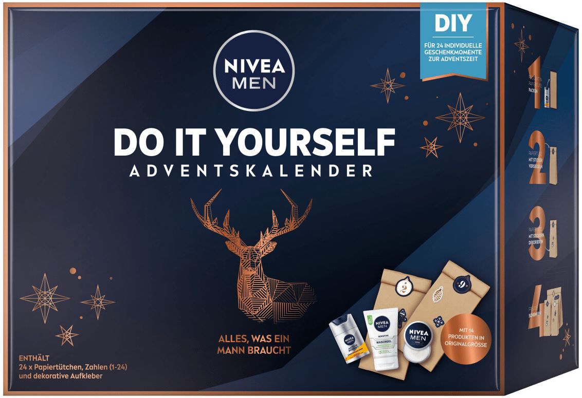 Nivea MEN DIY Adventskalender 2022 für 43,19€ (statt 50€)