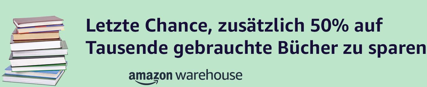 Amazon Warehouse: 50% Extra Rabatt auf über 20.000 gebrauchte Bücher   Prime