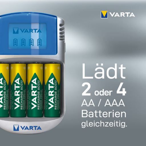 Varta 57070 Akku Ladegerät für AA/AAA Akkus für 13,95€ (statt 18€)   Prime