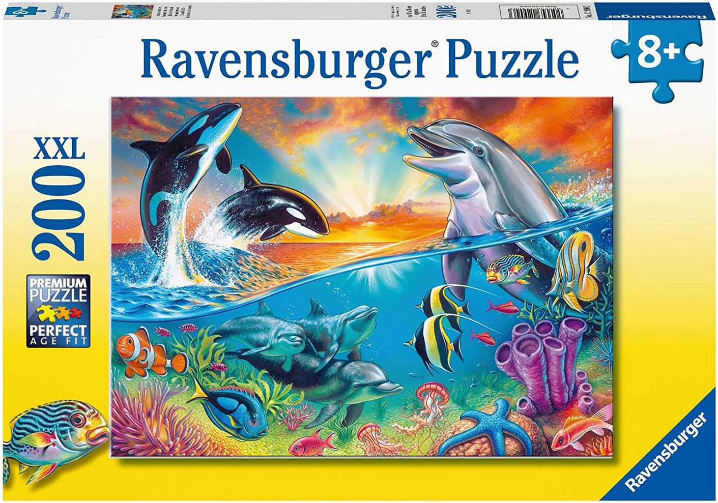 Ravensburger 12900   Ozeanbewohner Kinderpuzzle, 200 tlg. für 5,60€ (statt 9€)   Prime