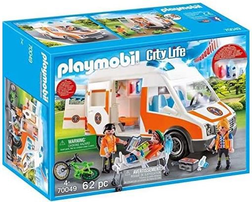 PLAYMOBIL 70049 City Life Rettungswagen mit Licht und Sound für 29,74€ (statt 36€)   Prime