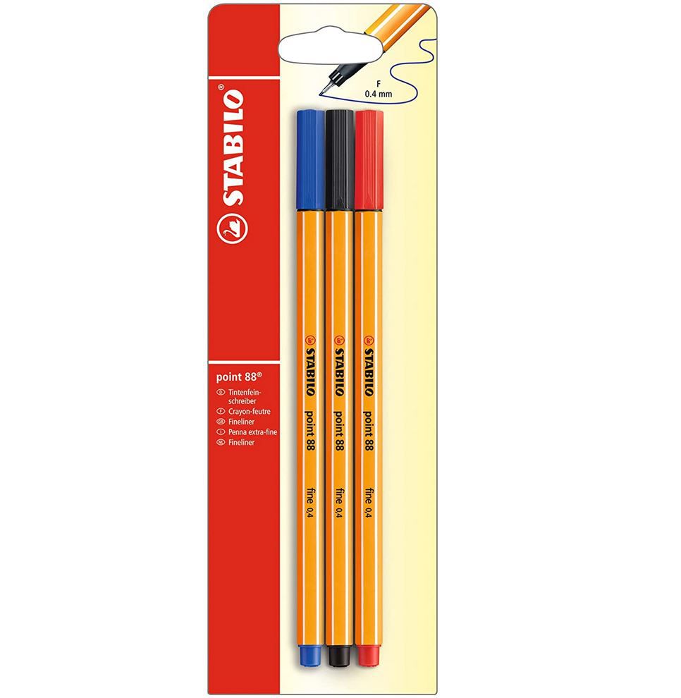 3er Pack Stabilo Point 88 Fineliner für 1€ (statt 2€)   Prime