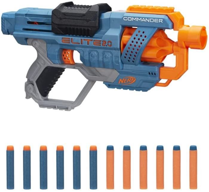 Nerf Elite 2 Commander RD 6 Blaster mit 12 Nerf Darts für 6,99€ (statt 14€)