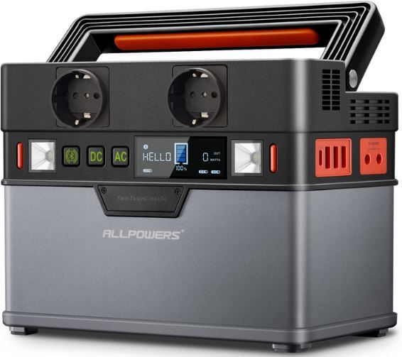 Allpowers S300 Powerstation mit 300W, 288Wh/78.000mAh für 108,79€ (statt 143€)