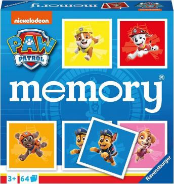 🐻 Ravensburger 20887 Paw Patrol Memory für 7,99€ (statt 14€)