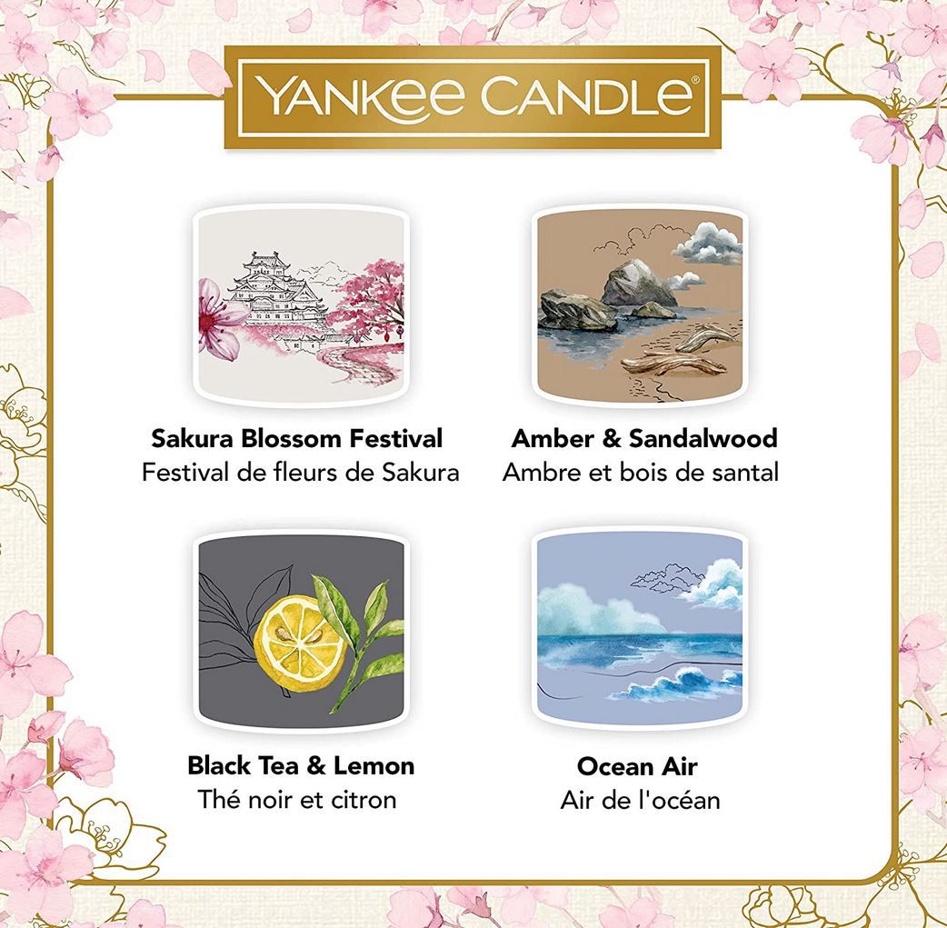 Yankee Candle Geschenkset mit 4 Duftkerzen für 14,99€ (statt 20€)   Prime