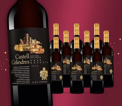 10 Flaschen Castell Colindres Gran Reserva + Gratis Flasche Wein für 52,89€ (statt 100€)