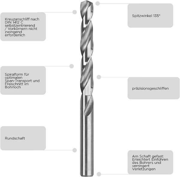 kwb Silver Star HSS G Metallbohrer Satz, 13 tlg. für 9,70€ (statt 14€)   Prime