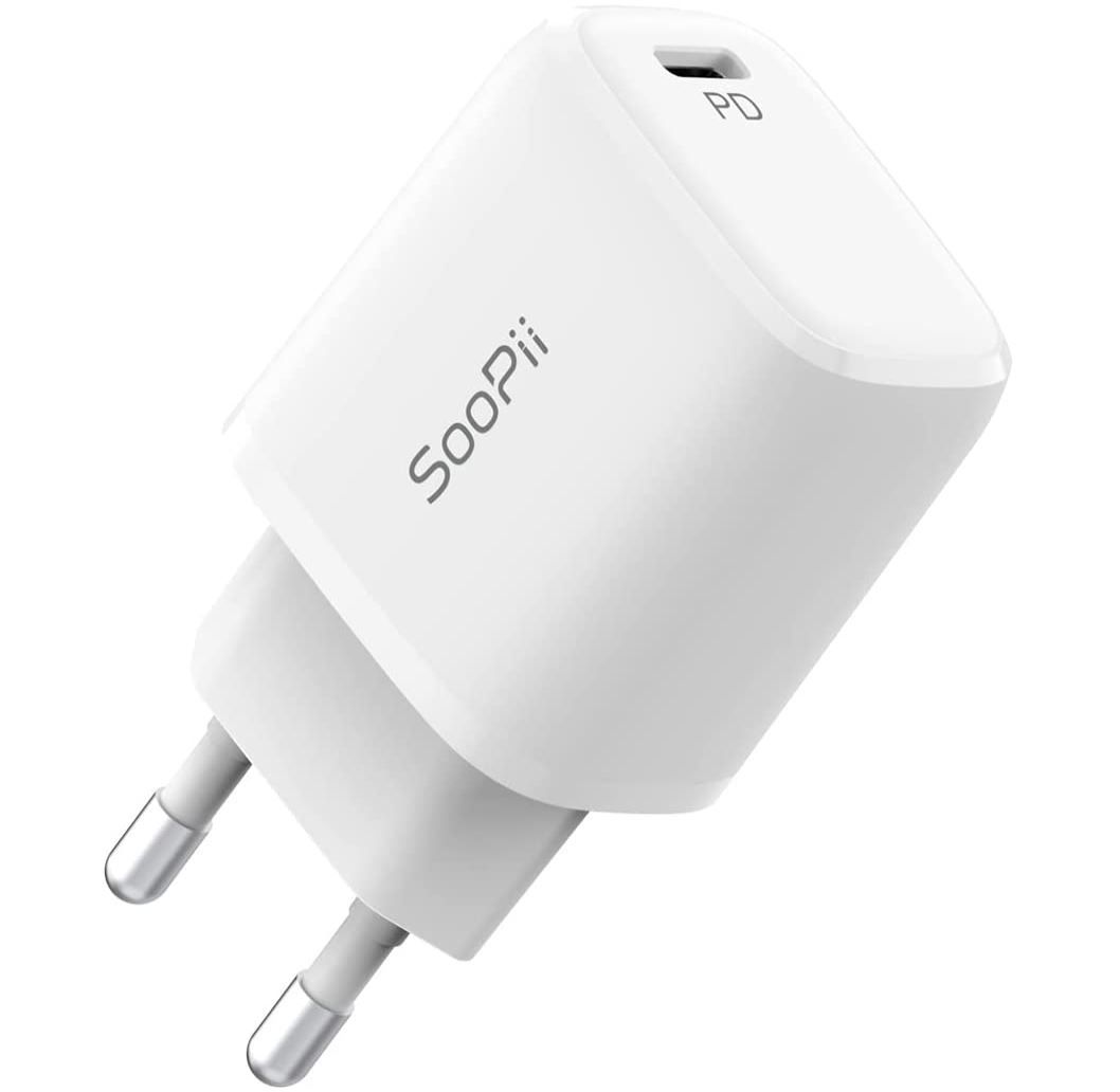 SooPii USB C PD 10 Schnellladegerät mit 20W für 6,49€ (statt 13€)