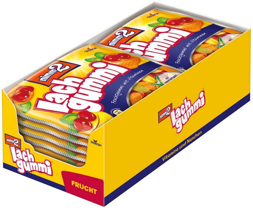 18x nimm2 Lachgummi, 200g Tüten für 14,22€ (statt 18€)   Prime