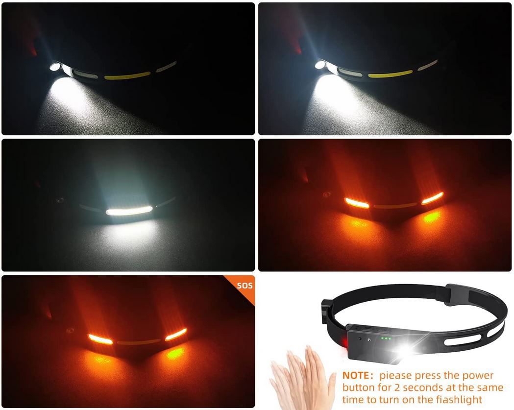 SuperFire HL76 LED Stirnlampe mit Akku & 350 Lumen für 13,79€ (statt 23€)