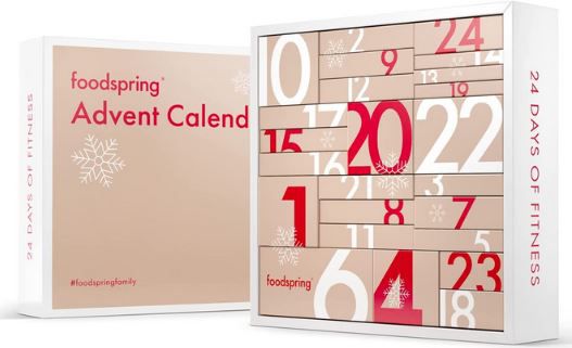 foodspring Fitness Adventskalender 2022 für 59,99€ (statt 70€)