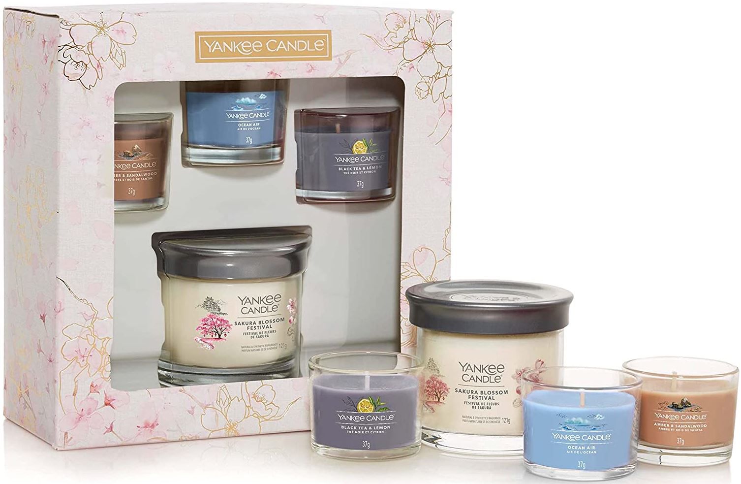 Yankee Candle Geschenkset mit 4 Duftkerzen für 14,99€ (statt 20€)   Prime