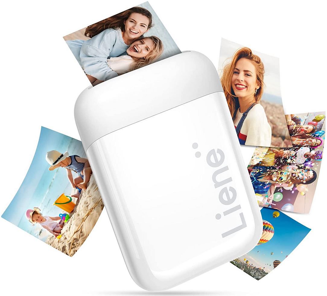 Liene K100 2x3 Mini Bluetooth Fotodrucker inkl. 5x Zink Klebepapier für 80€ (statt 93€)