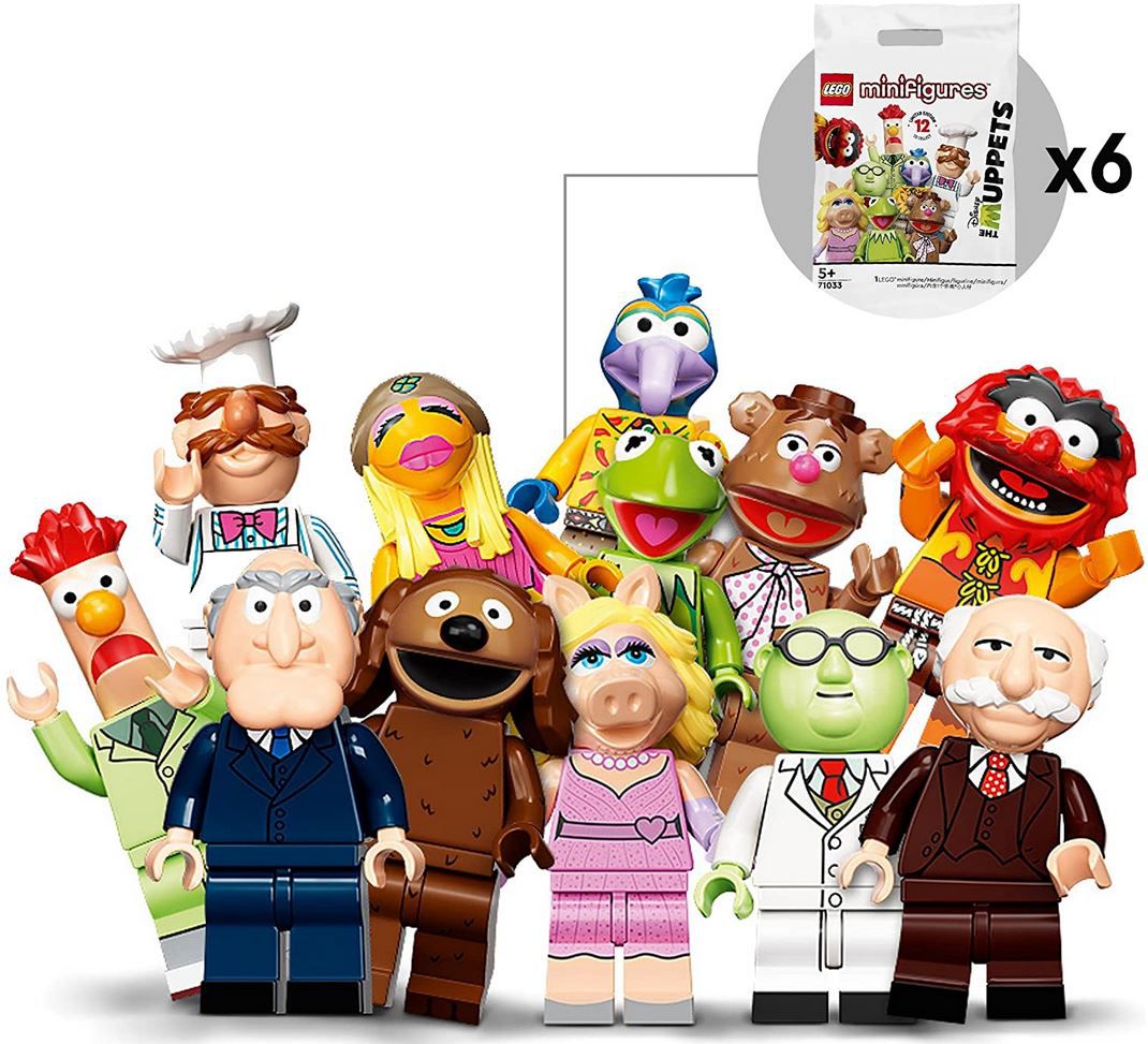 LEGO 71035 Die Muppets Minifiguren, 6er Pack für 19,99€ (statt 26€)   Prime