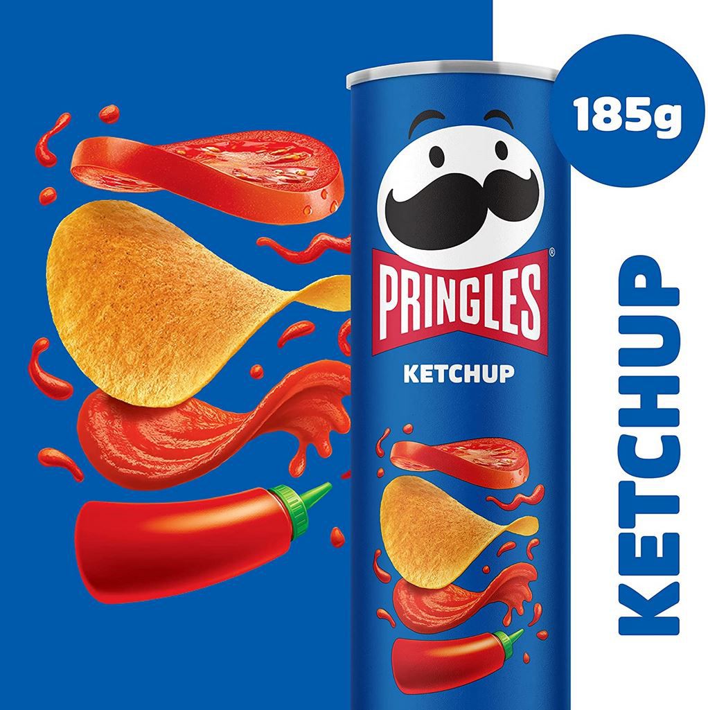 5x Pringles Ketchup Dose mit je 185g für 6,45€ (statt 11€)   Prime