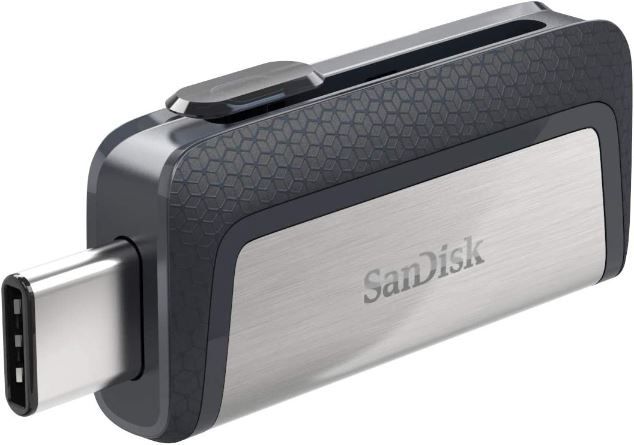 SanDisk Ultra Dual USB C/3.1 Stick mit 256GB für 23,50€ (statt 28€)