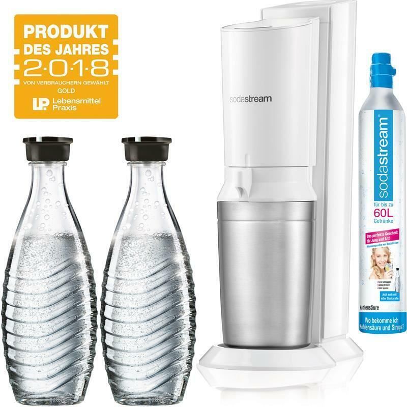 SodaStream Crystal 2.0 Wassersprudler inkl. Zylinder und 2 Glasflaschen für 72,24€ (statt 90€)