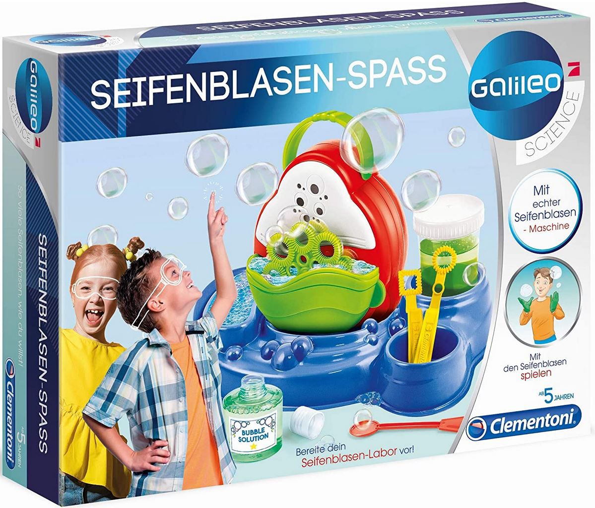 Galileo Science Seifenblasen Spaß Experimentierkasten für 9,99€ (statt 18€)   Prime