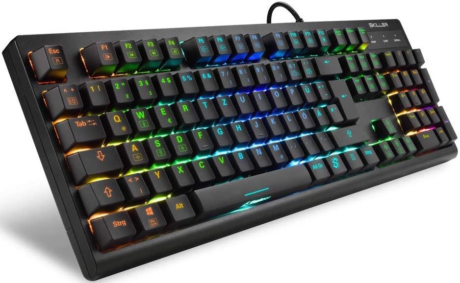 Sharkoon Skiller SGK30 Red, Mechanische Gaming Tastatur für 32,99€ (statt 44€)