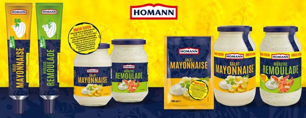 Wieder da! Mayonnaise & Remoulade der Marke HOMANN gratis ausprobieren   ab 1. Mai