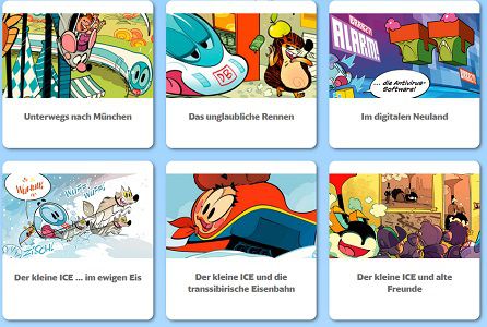 Deutsche Bahn: Der kleine ICE   Comics, Spiele, Videos u.a. gratis