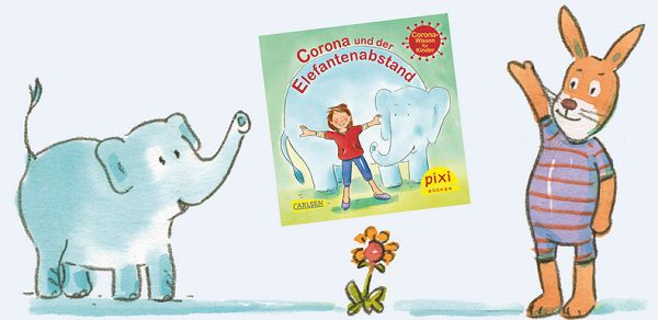 Gratis Pixi Kinderbuch: Corona und der Elefantenabstand als PDF oder eBook