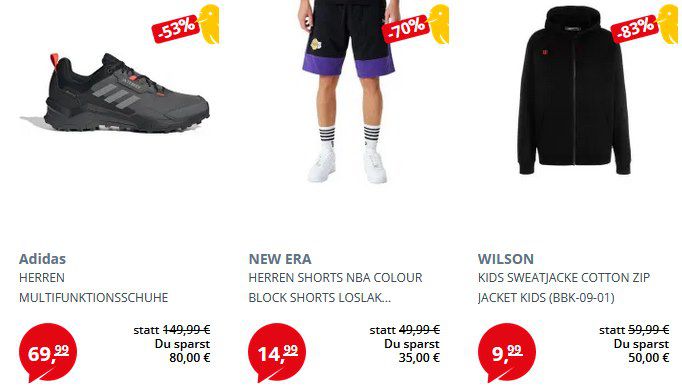 🔥🤩 Picksport Restgrößen Sale ab 0,77€