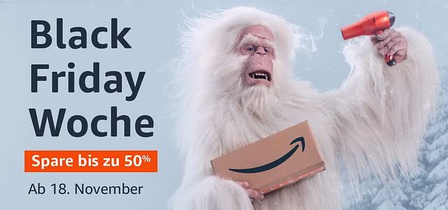 Amazon: Black Friday Woche 2022 ist gestartet!