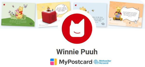 MyPostcard: Gratis Winnie Puuh Postkarte verschicken
