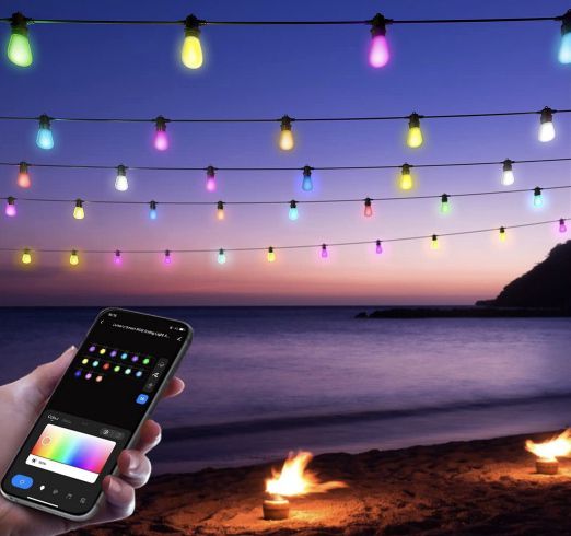 Lumary RGBAiCW LED Glühbirnen Lichterkette (16,5m) mit App Anbindung für 49,24€ (statt 80€)