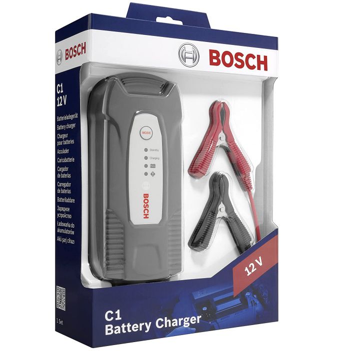 Bosch C1   intelligentes und automatisches Batterieladegerät für 23,28€ (statt 39€)   Prime