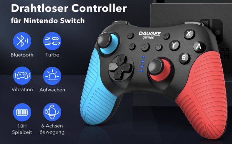 Daugee Controller für die Switch für 15,49€ (statt 31€)