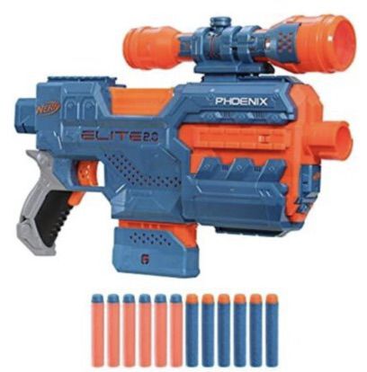 Nerf Elite 2.0 Phoenix CS 6 motorisierter Blaster mit 12 Darts für 13€ (statt 22€)