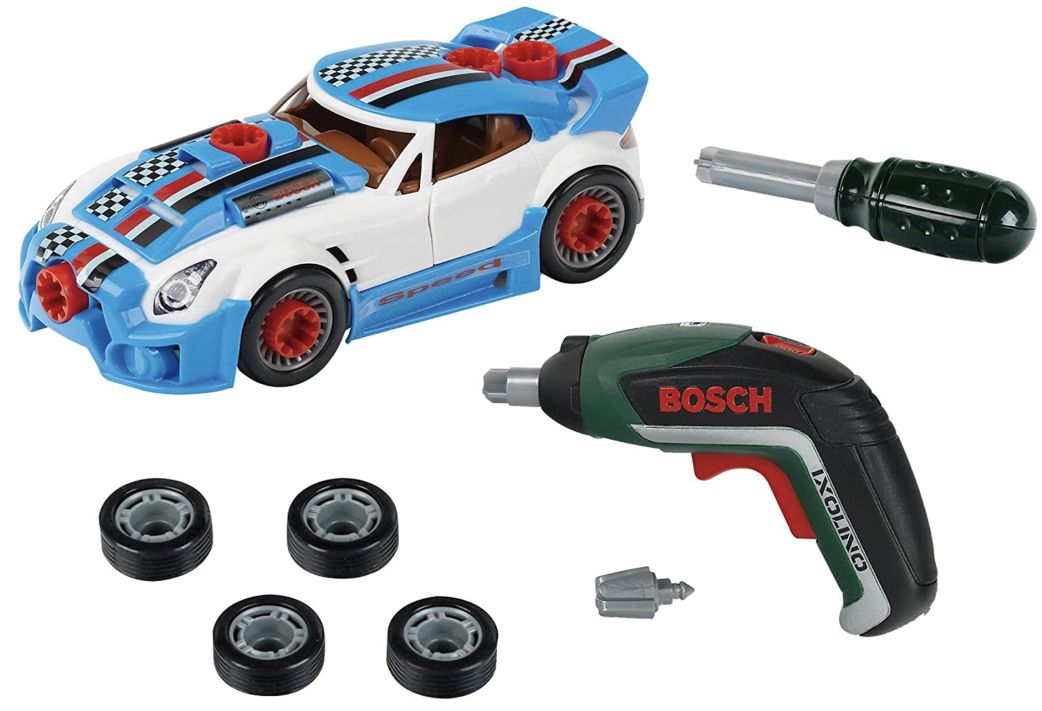 Theo Klein 8630 Bosch Tuning Set mit zerlegbarem Auto mit Teilen für 15,99€ (statt 22€)