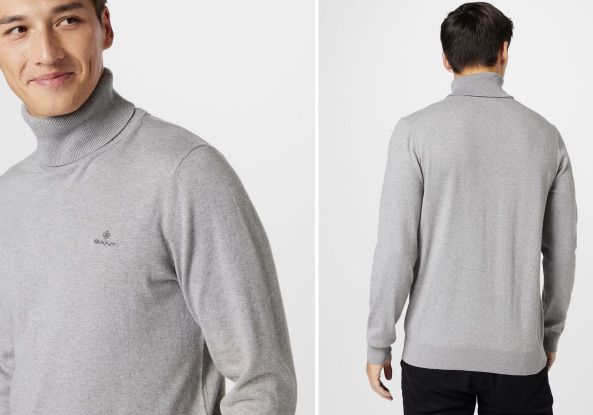 GANT Rollkragenpullover aus Baumwoll Kaschmir Mischung für 69,93€ (statt 109€)