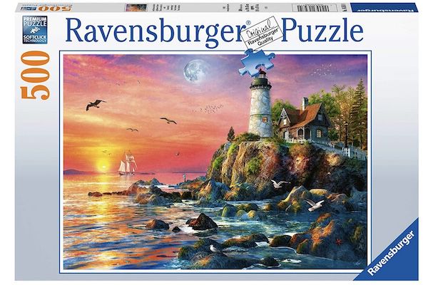 Ravensburger Puzzle 16581   Leuchtturm am Abend für 6€ (statt 12€)   Prime