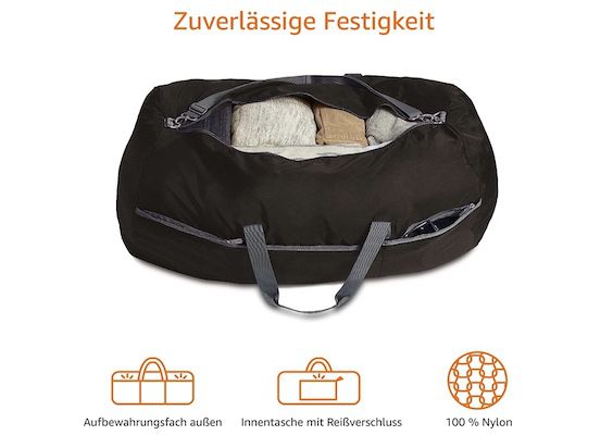 Amazon Basics   Reisetasche mit 98L für 18,39€ (statt 22€)