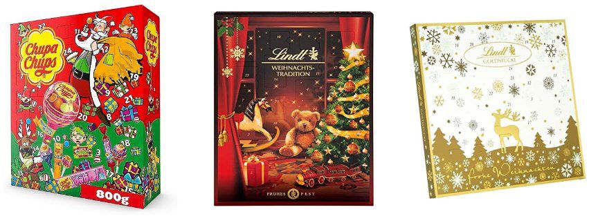 Amazon: Adventskalender im Angebot   Lindt, Chupa Chups, Mentos & mehr