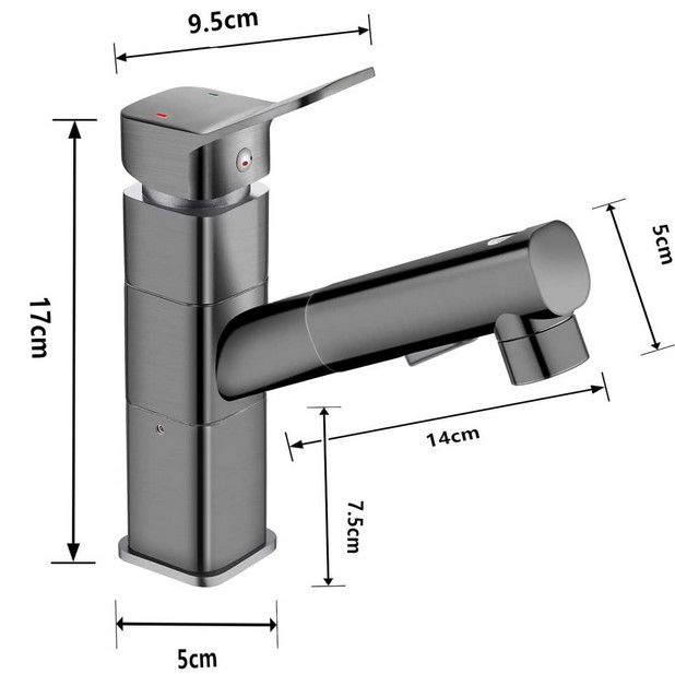 Mikafen ausziehbarer Küchen Wasserhahn für 48,99€ (statt 70€)