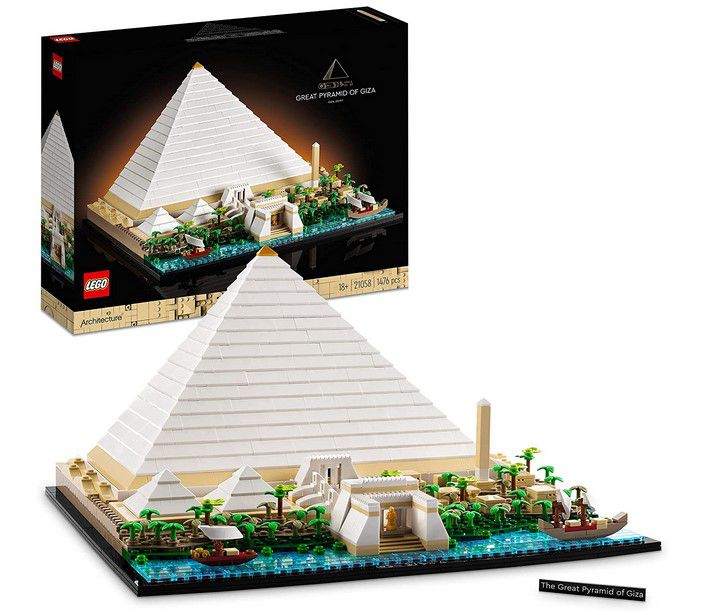 LEGO Architecture 21058 Cheops Pyramide Bausatz für 86,55€ (statt 101€)