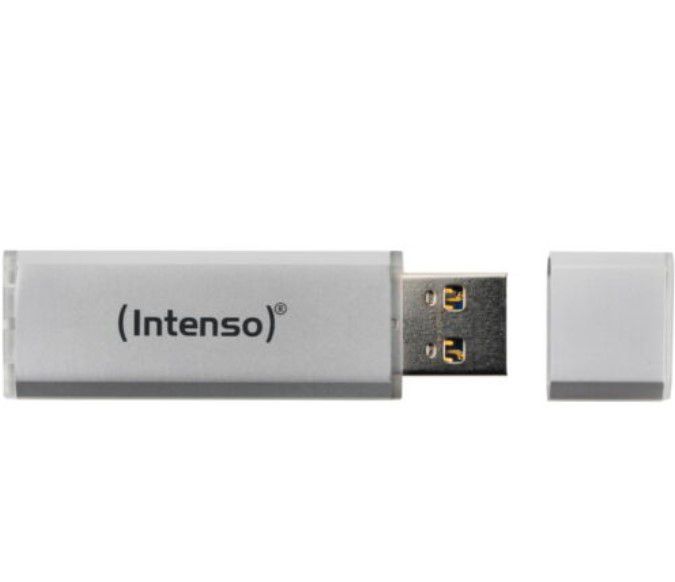 Intenso Alu USB 2.0 mit 32GB in Silber für 5€ (statt 10€)