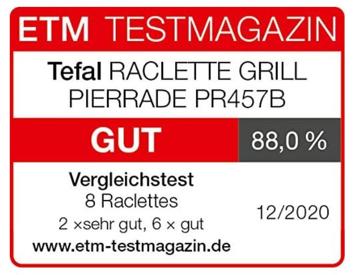 Tefal PR457B12 Pierrade Raclette 10/5 Personen mit Steinplatte für 56€ (statt 79€)
