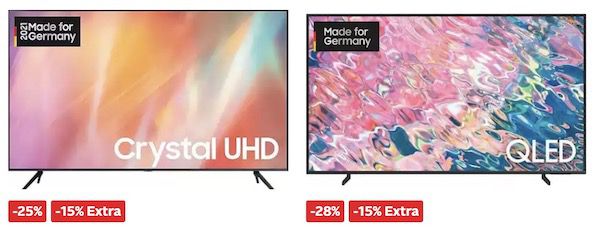 OTTO: 15% Rabatt auf Samsung TVs & Soundbars