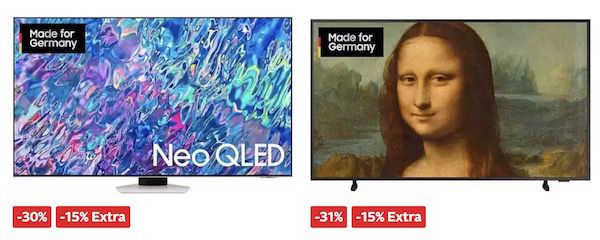 OTTO: 15% Rabatt auf Samsung TVs & Soundbars