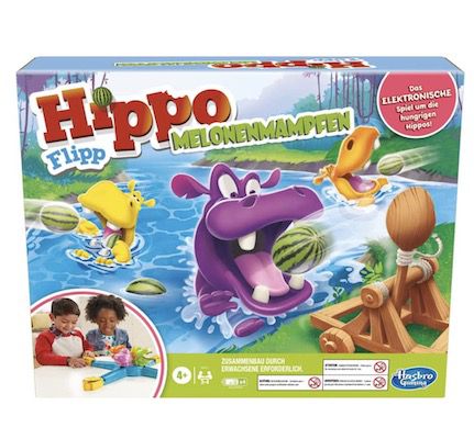 Hasbro Hippo Flipp Melonenmampfen Spiel für 11,59€ (statt 16€)