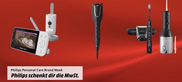 MediaMarkt: keine MwSt. auf ausgewählte Philips Personal Care Produkte