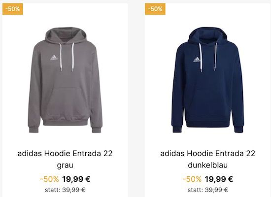 adidas Entrada 22 Sale mit 50% Rabatt + keine VSK